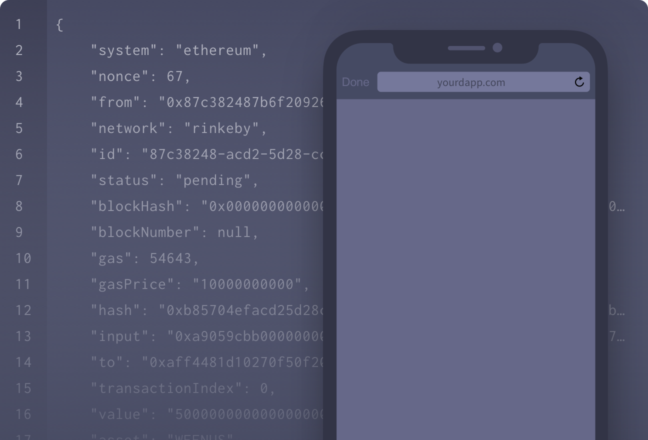 blockchain notification